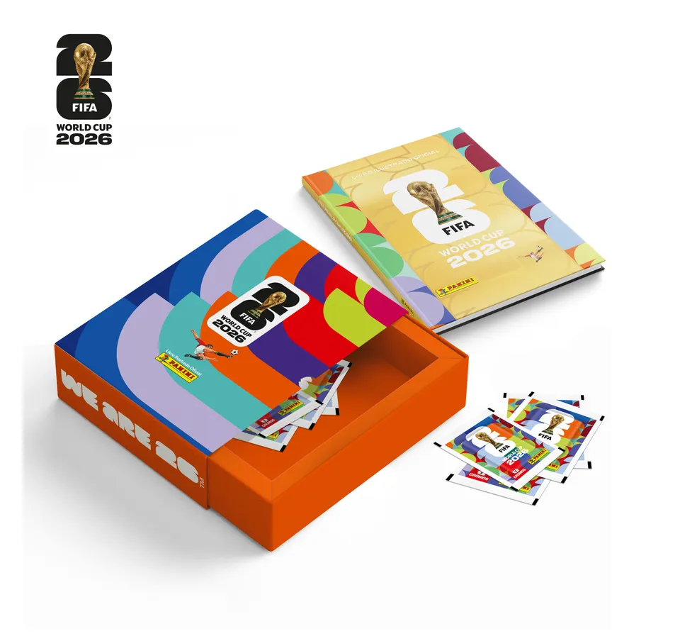 BOX Luva Premium Álbum Capa Dura Ouro + 40 Envelopes